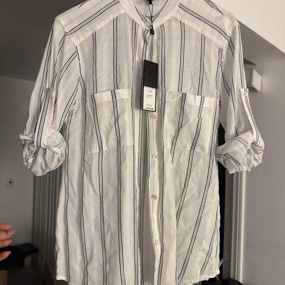 Bcbgmaxazria Women's White Shirt